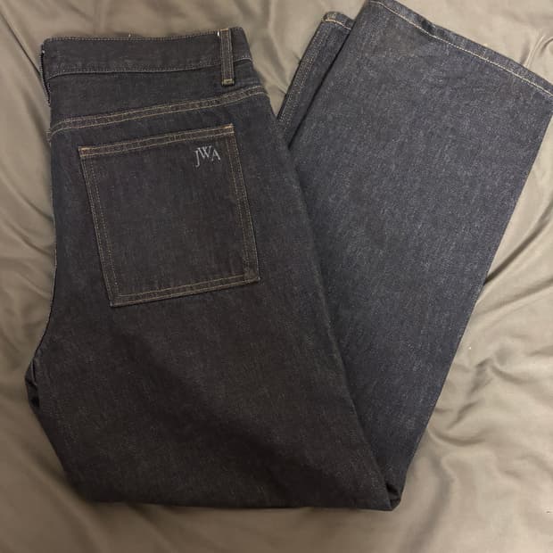 34)JWA UNIQLO 스트레이트진 블루