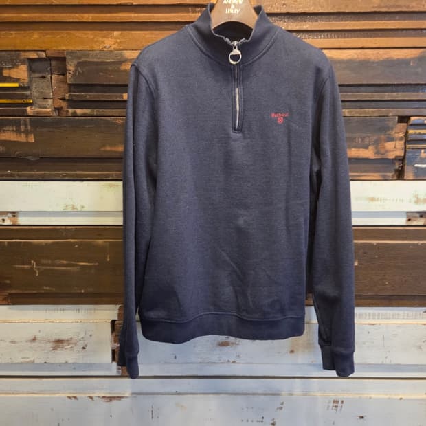 바버 짚업 스웻 