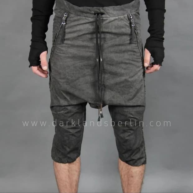 bbs ss16 side zip drop crotch shorts