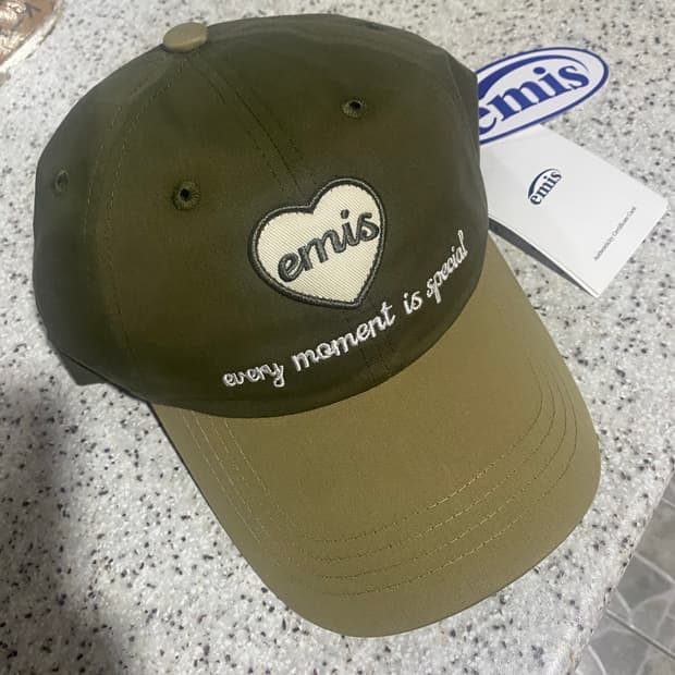 이미스 투톤 모자(새상품)