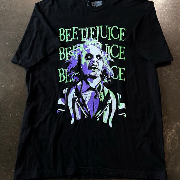 Beetlejuice Portrait Graphic T-Shirt
