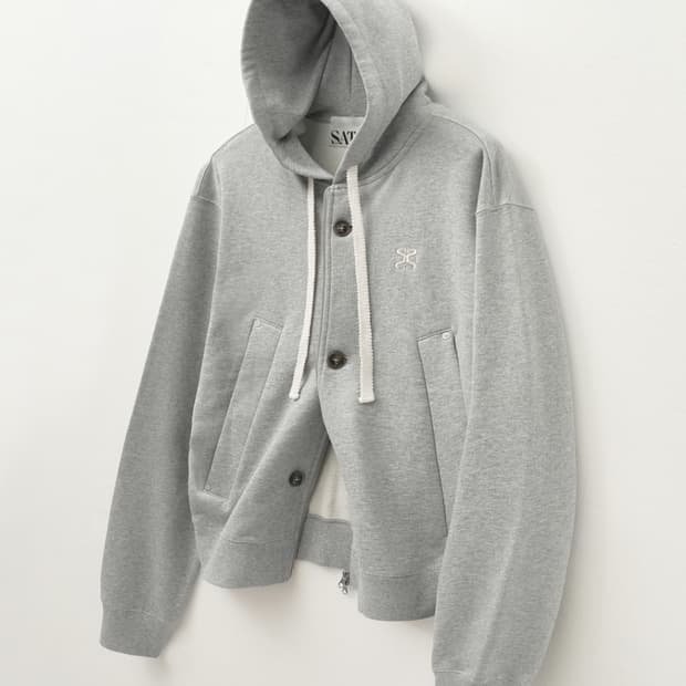 세터 테오 코튼 올데이 후드집업 멜란지 그레이