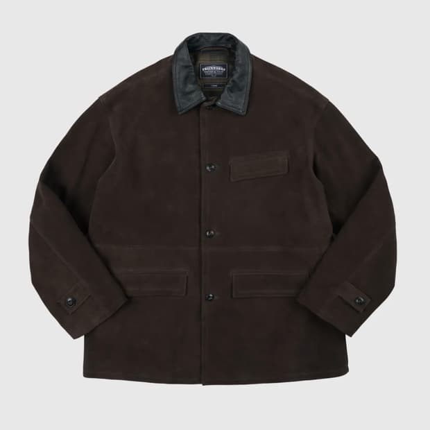 (M) 프리즘웍스 스웨이드 프렌치 카코트 브라운