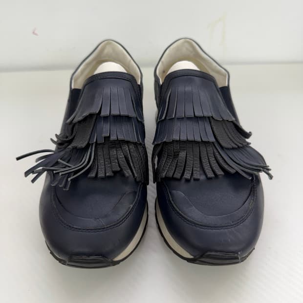 정품) TODS 토즈 여성 프린지 스니커즈 36