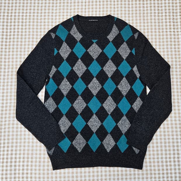 클럽모나코 울100 니트 스웨터 남자100