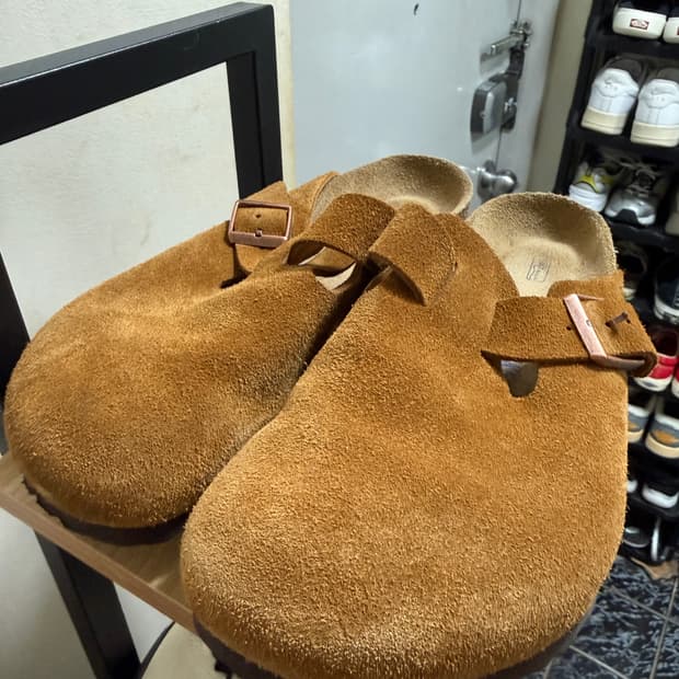 버켄스탁 소프트 풋베드 밍크 42size