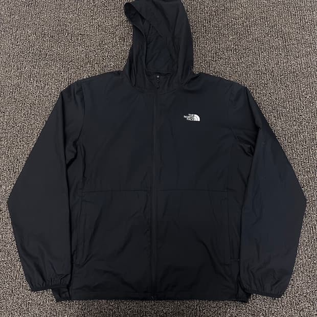 노스페이스 경량 바람막이 자켓 블랙 105(XL)