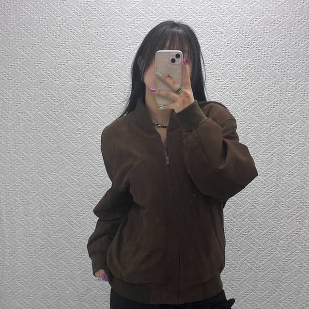 라코스테 컨트리 모던 시크 양가죽 블루종 자켓 100 C07386