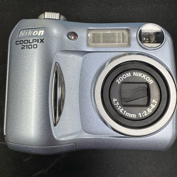 사쿠라픽🩵 빈티지 디카 Nikon COOLPIX 2100 블루