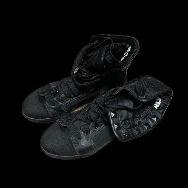 디젤스터드 하이탑 슈즈 