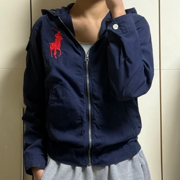 폴로 랄프로렌 빅포니 네이비 블루종 후드집업 자켓