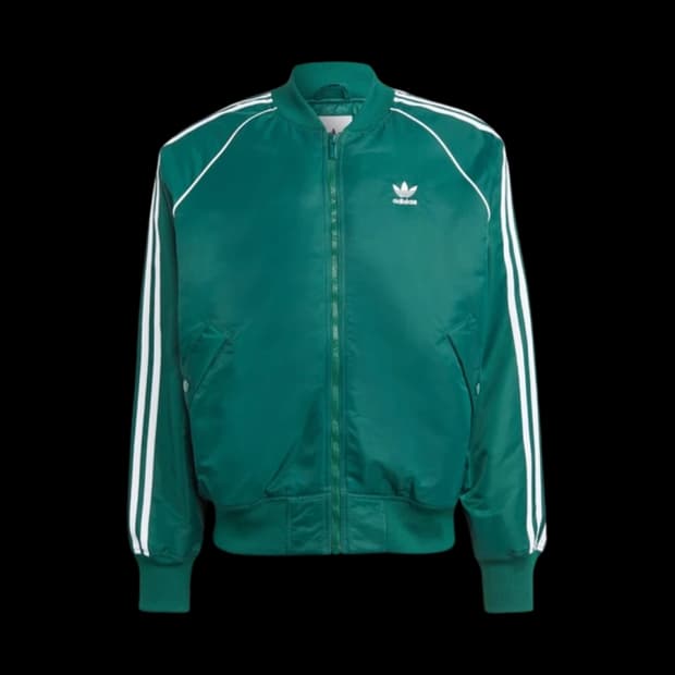아디다스 봄버,야구점퍼 자켓 그린