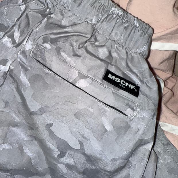 미스치프 카모 스트링팬츠