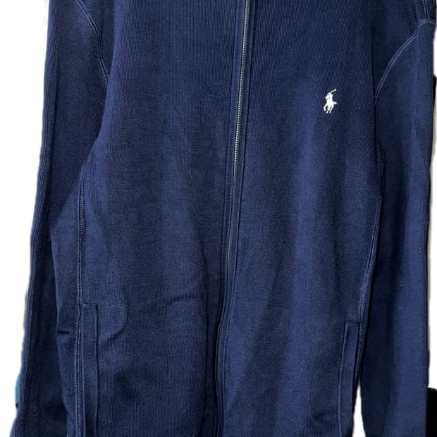 폴로 랄프 로렌 코튼 니트 집업 L