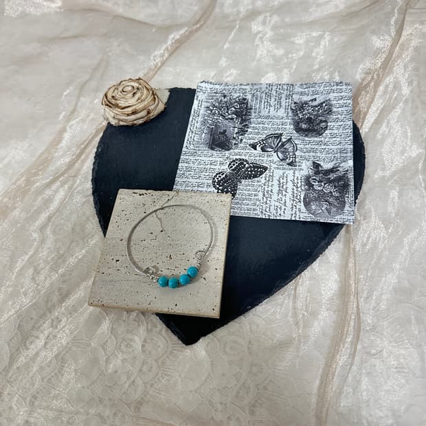 빈티지  터키석 팔찌