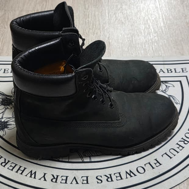 (270)팀버랜드 6인치 프리미엄 워터프루프 블랙 부츠