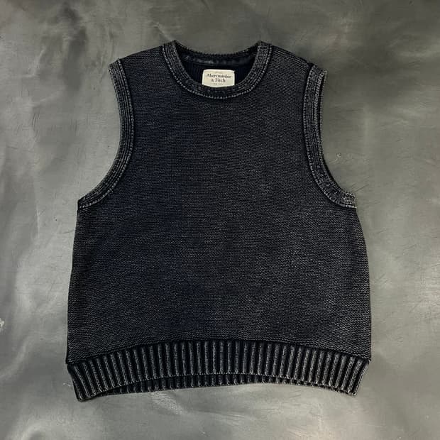 아베크롬비 워싱 니트 베스트 y15763