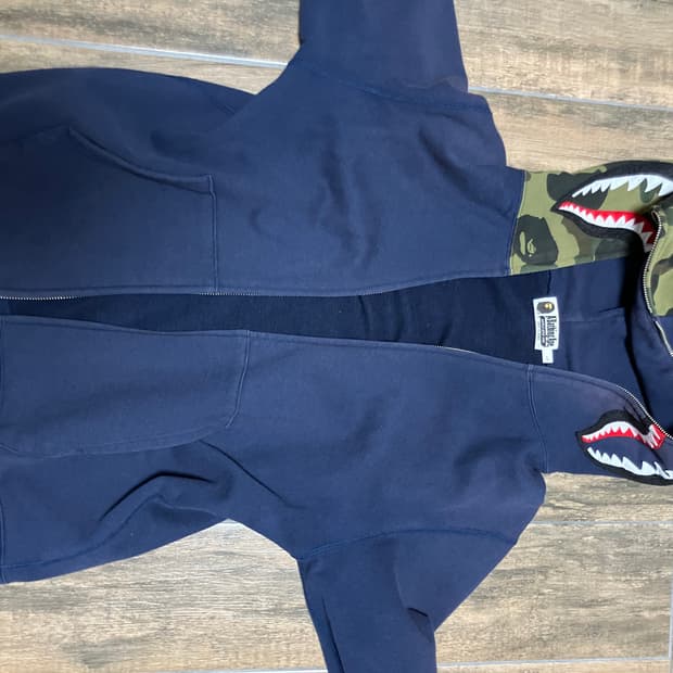 베이프bape 후드집업