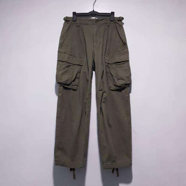 뉴에라 신형 피치 워시드 팬츠 m65 카키 카고 필드 팬츠 30-31