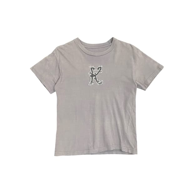 Japanese vtg 드래곤 로고 프린팅 반팔 티셔츠