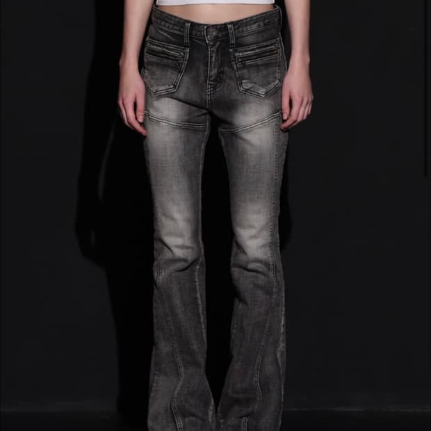 보헤미안서울 프론트 포켓 부츠컷팬츠