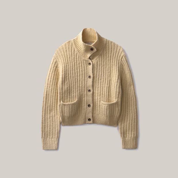 OFC Brushed Colar Cardigan 베이지