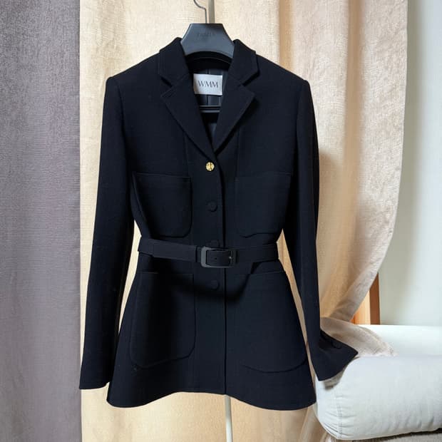 WMM 자켓 블랙 S몰