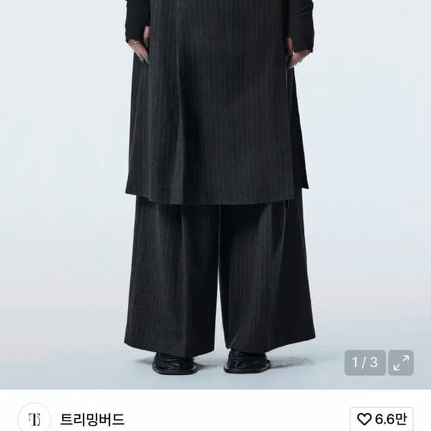 트리밍버드 오버랩 셋업 팬츠 1사이즈 