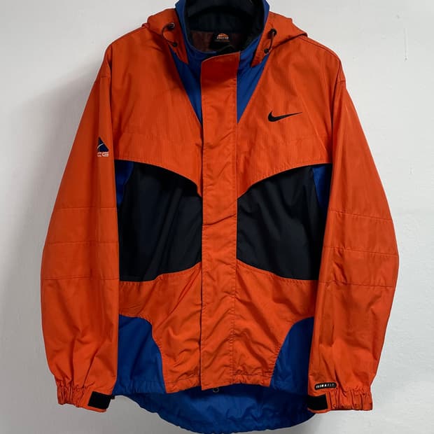 90s 나이키 ACG 오렌지 올드 바람막이 (on.73)