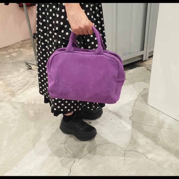 꼼데가르송 스웨이드백 퍼플 스몰