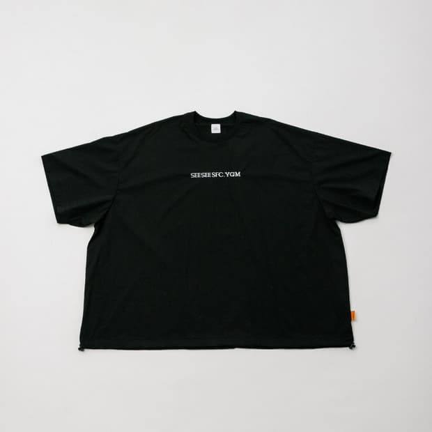 SEESEE x S.F.C x YGM 빅 나일론 크루넥 블랙 XL
