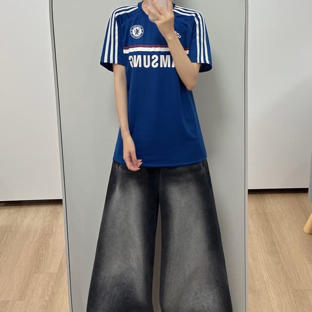 아디다스 13-14 첼시 삼성 트레이닝 반팔 져지