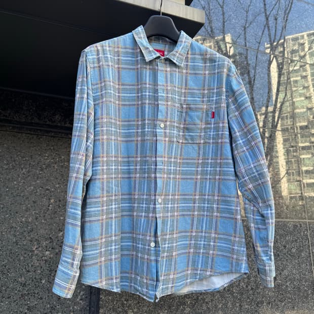 슈프림 체크셔츠