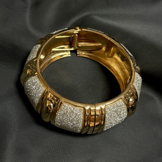 Gold/Silver Bangle Bracelet