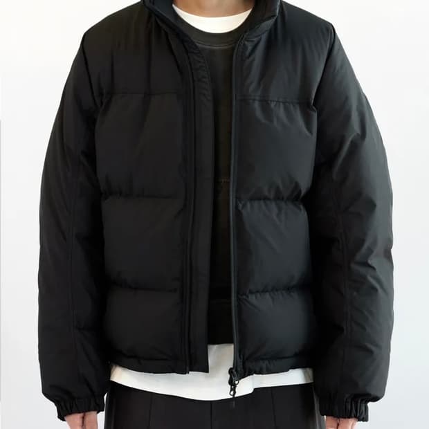 해칭룸 패딩 VTG Puffer Jacket Black 4