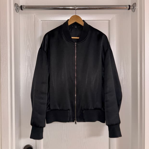 Satin Oversized Bomber