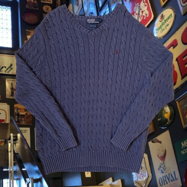 폴로 랄프로렌 브이넥 니트 (Man XL) AB1374