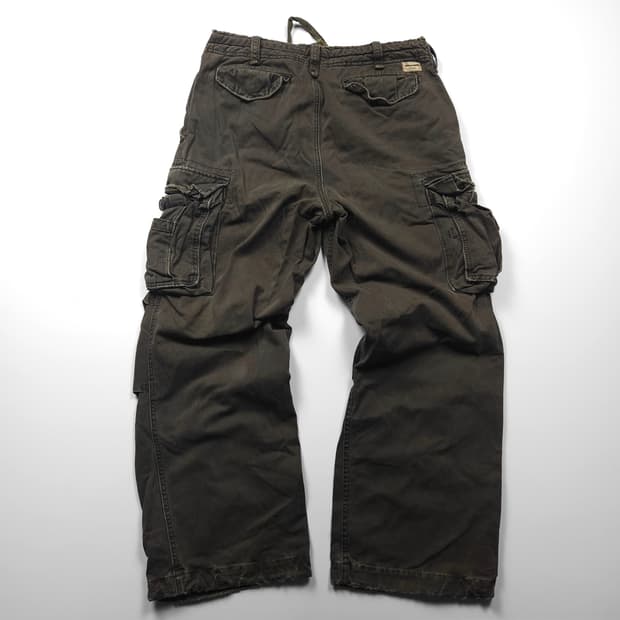 아베크롬비 y2k 구르카 카고 퍼티그 팬츠 (L)