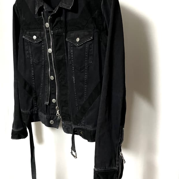 드리스반노튼 14Aw 2way 본디지 트러커 자켓