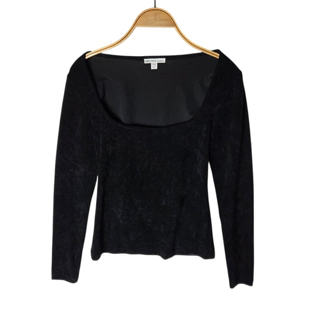 [James Perse] 제임스펄스 U넥 벨벳 탑