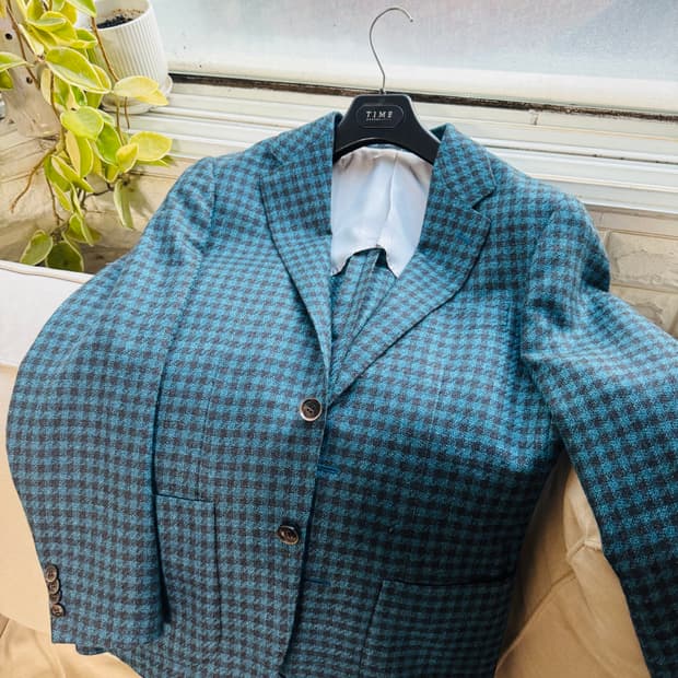 갤럭시 프레스티지 체크블레이저