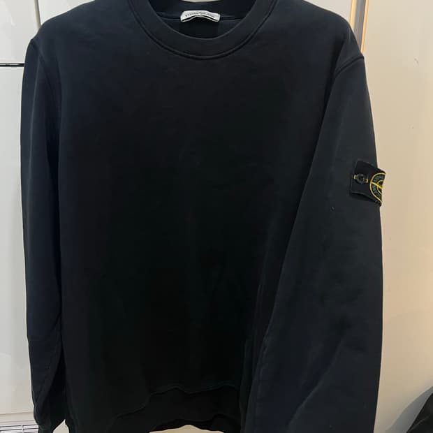 24fw 스톤아일랜드 맨투맨 블랙 3xl