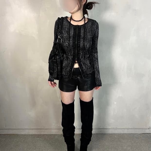 아르마니 투웨이 글리터 집업