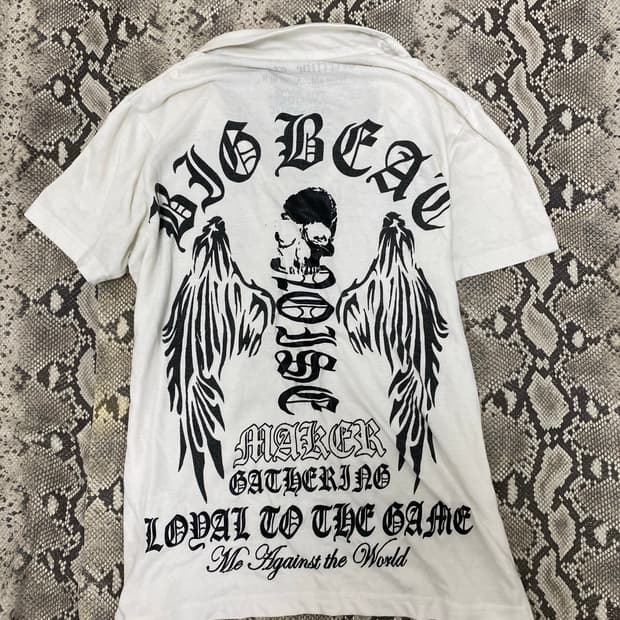 [Defectibe Struct]Skull&Wings Print Tee