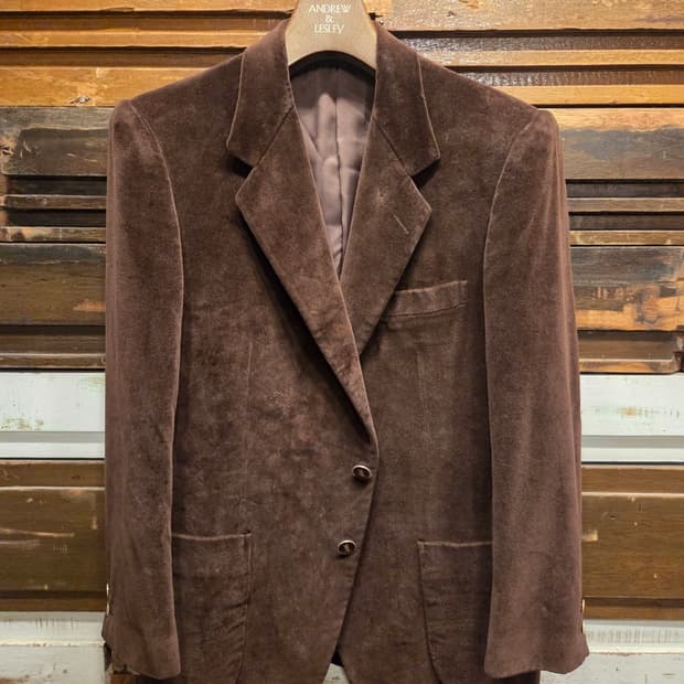 90'S 이브생로랑 벨루어자켓