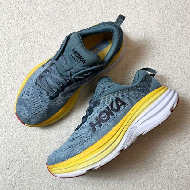 호카 Hoka 본디 8 고블린 블루 마운틴 스니커즈 A1836