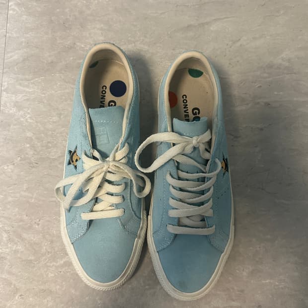 컨버스 x 골프왕 23fw 원스타 프로 바이 유 로우 블루 글로우 