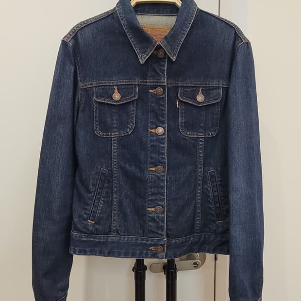 리바이스 데님 청자켓 여성용 90사이즈