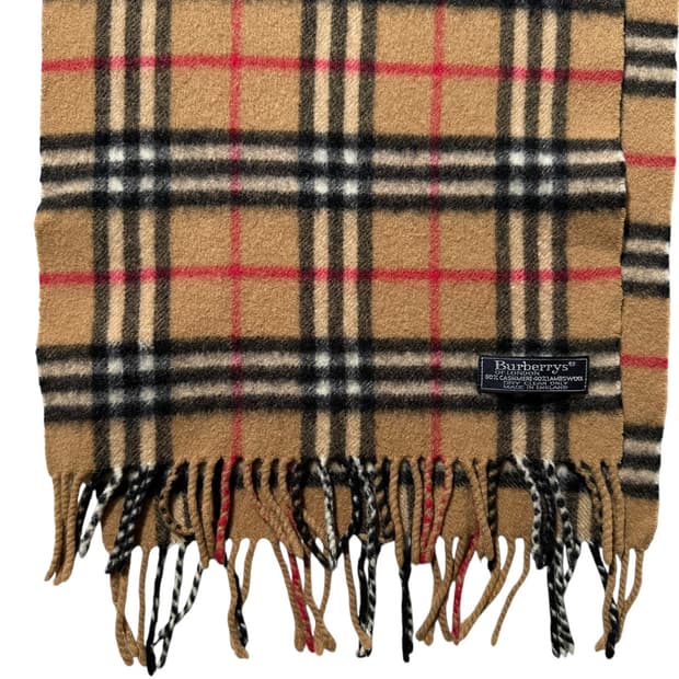 버버리 노바체크 울 캐시미어 머플러 목도리