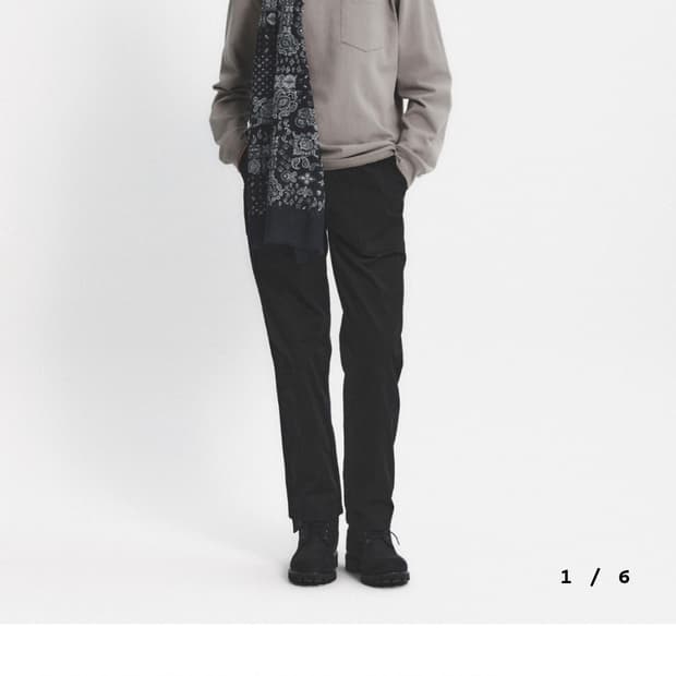 이스트로그 블랙 백사틴 퍼티그팬츠 L사이즈